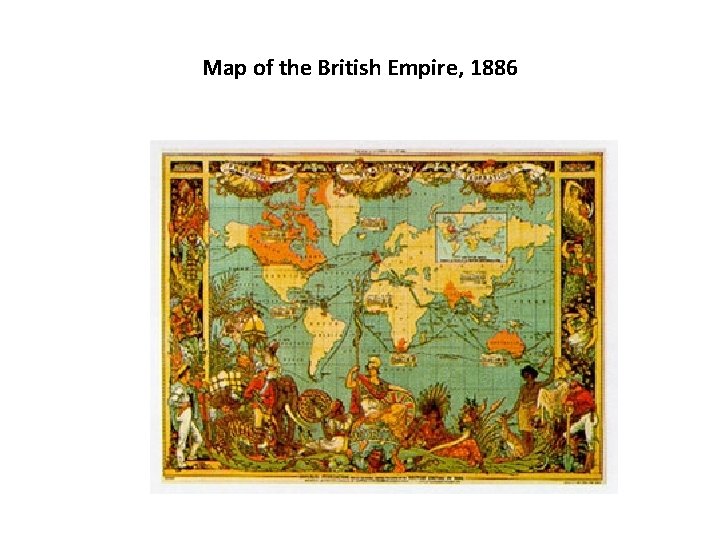 Map of the British Empire, 1886 