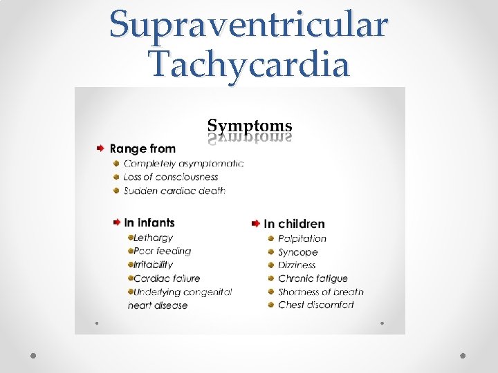 Supraventricular Tachycardia 