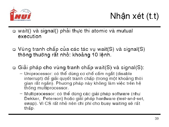 Nhận xét (t. t) 39 