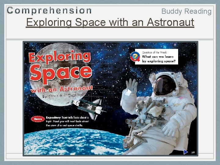 Buddy Reading Exploring Space with an Astronaut 