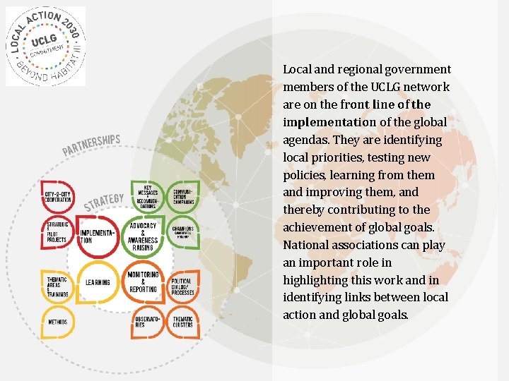 Local and regional government members of the UCLG network are on the front line