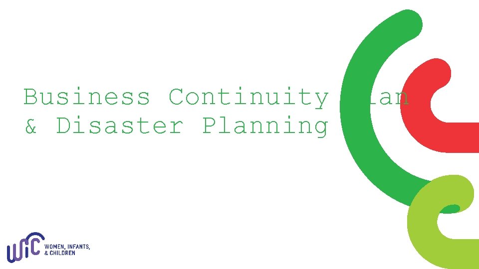 Business Continuity Plan & Disaster Planning 