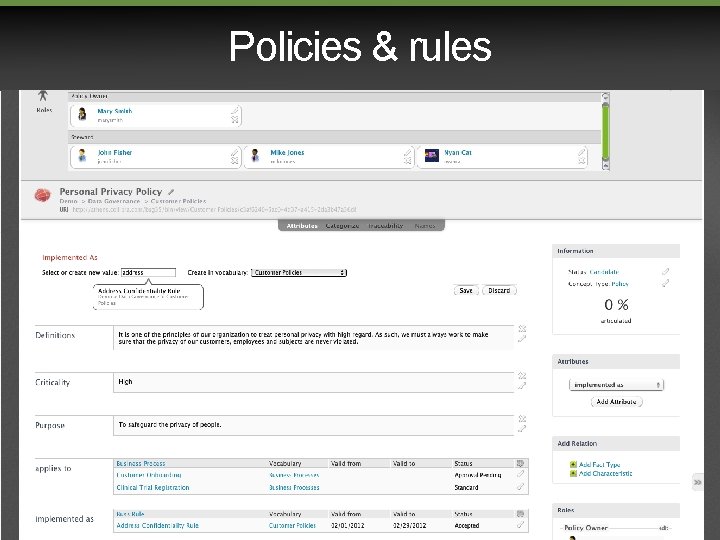 Policies & rules 
