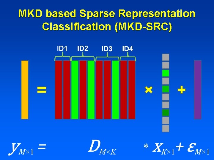 MKD based Sparse Representation Classification (MKD-SRC) 