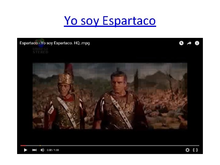 Yo soy Espartaco 