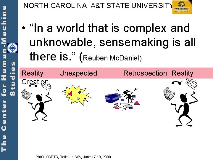 NORTH CAROLINA A&T STATE UNIVERSITY • “In a world that is complex and unknowable,