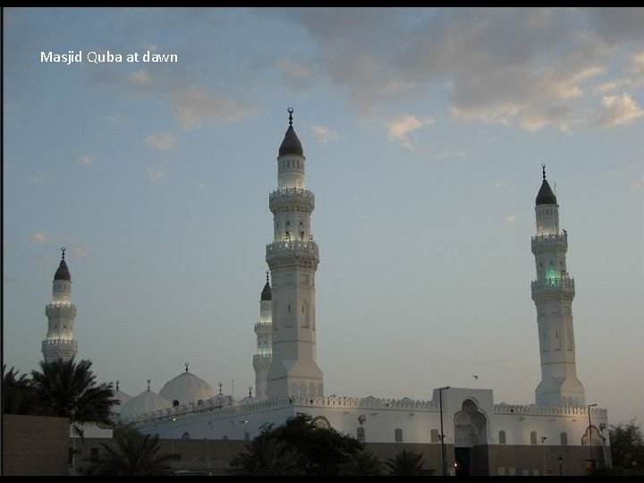 Masjid Quba at dawn 