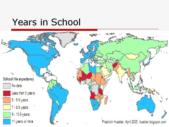 Years in School Years in School