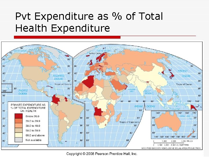 Pvt Expenditure as % of Total Health Expenditure Pvt Expenditure as % of Total Health Expenditure