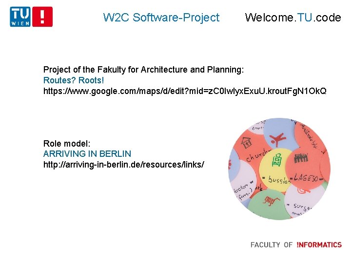 Welcome TU code A project of the Faculty