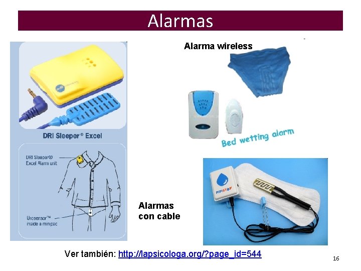 Alarmas Alarma wireless Alarmas con cable Ver también: http: //lapsicologa. org/? page_id=544 16 Alarmas Alarma wireless Alarmas con cable Ver también: http: //lapsicologa. org/? page_id=544 16