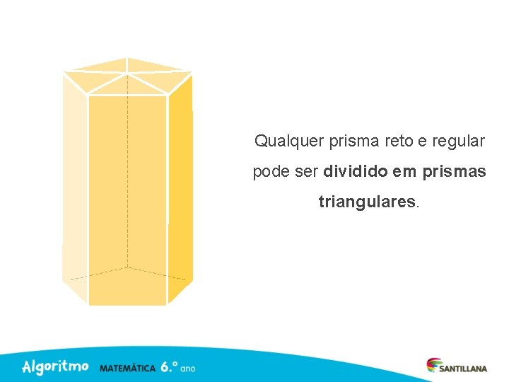 Qualquer prisma reto e regular pode ser dividido em prismas triangulares. 