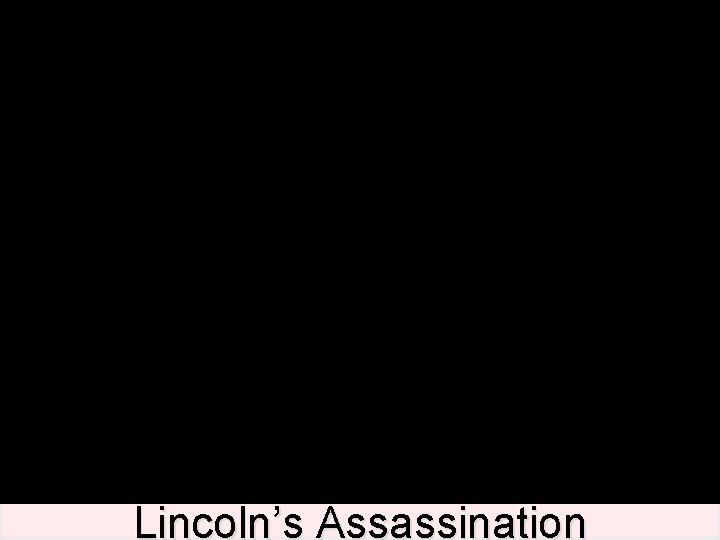 Lincoln’s Assassination 