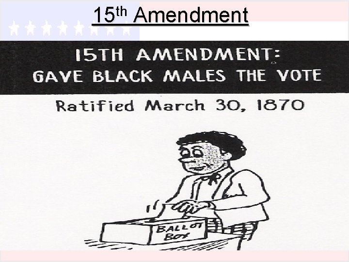 15 th Amendment 