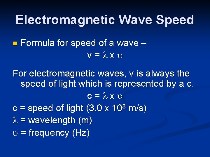 Chapter 18 The Electromagnetic Spectrum and Light Jennie