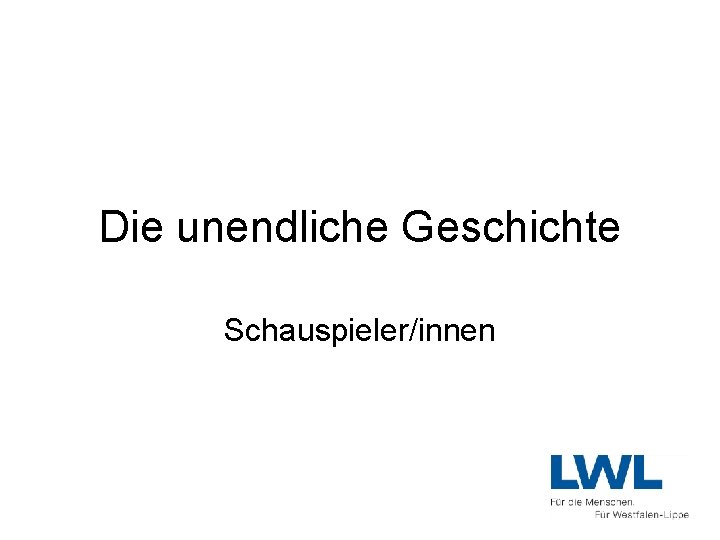 Die unendliche Geschichte Schauspieler/innen 