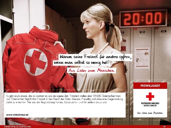 DIENSTSTELLE | ABTEILUNG 23 