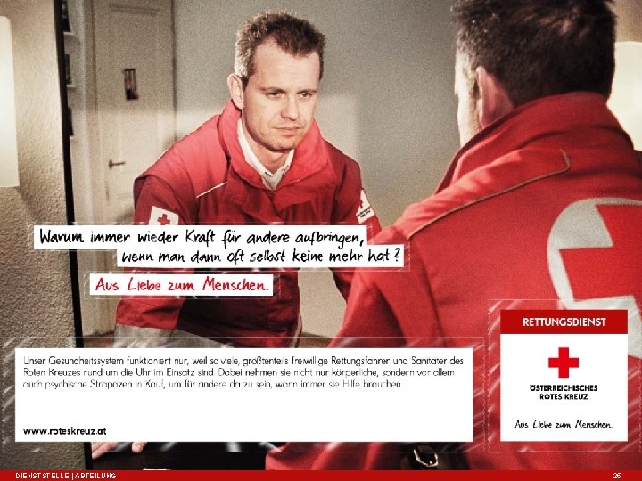 DIENSTSTELLE | ABTEILUNG 25 