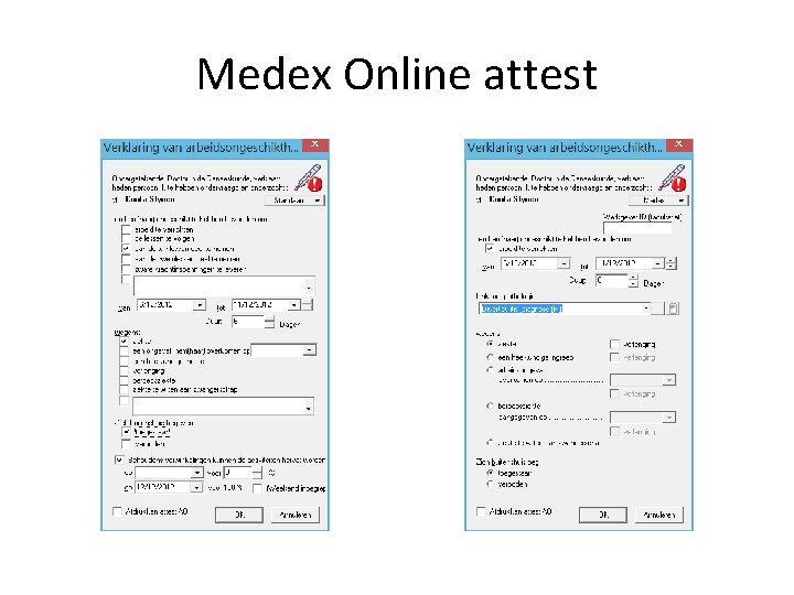 Medex Online attest 