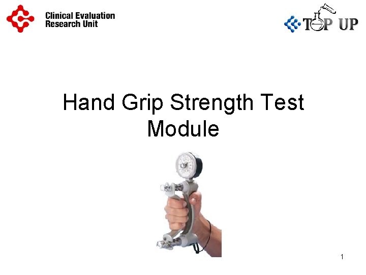 Hand Grip Strength Test Module 1 