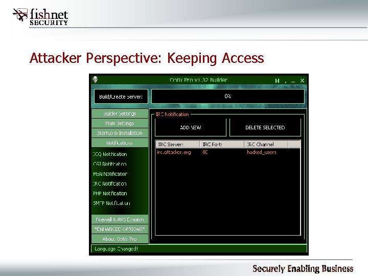 Attacker Perspective: Keeping Access 