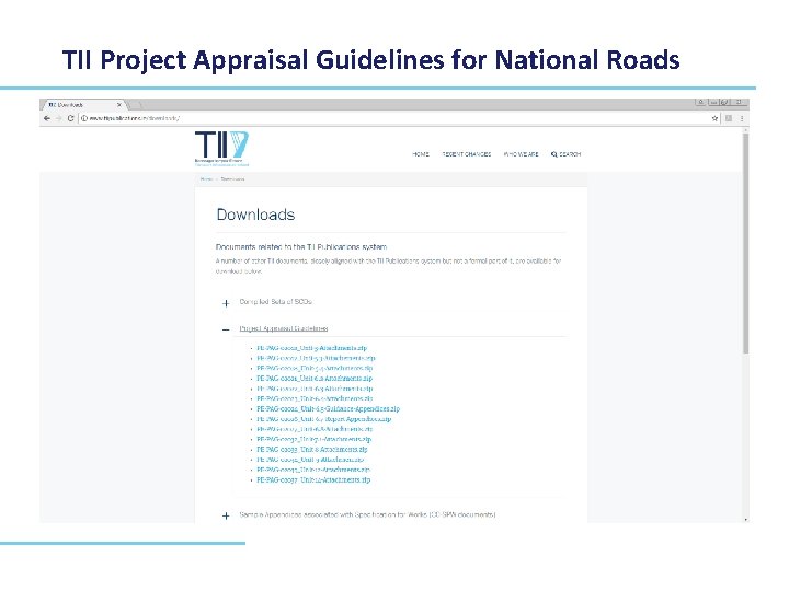 TII Project Appraisal Guidelines for National Roads 