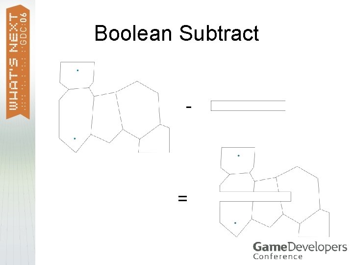 Boolean Subtract - = 