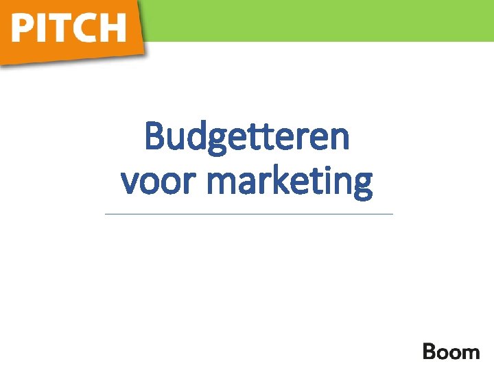 Budgetteren voor marketing 