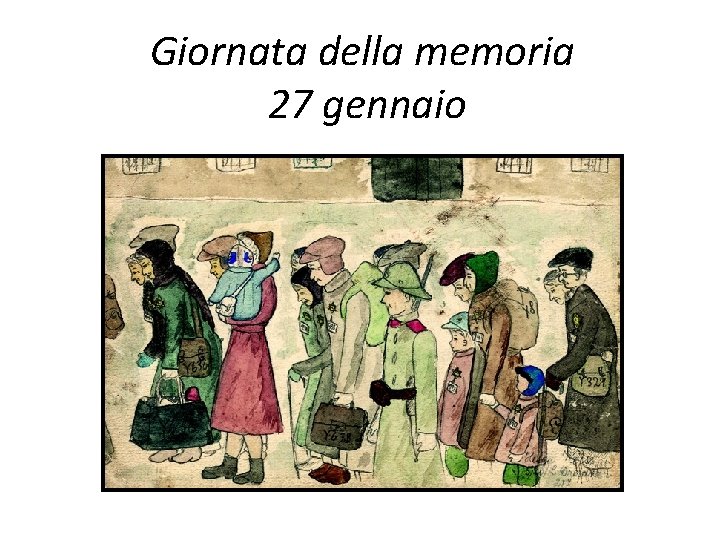 Giornata della memoria 27 gennaio 