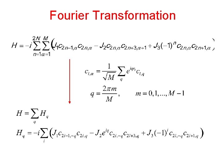 Fourier Transformation 