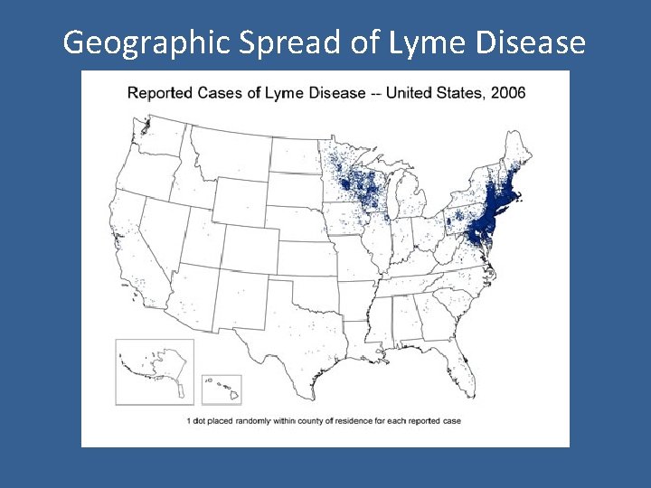 Geographic Spread of Lyme Disease 