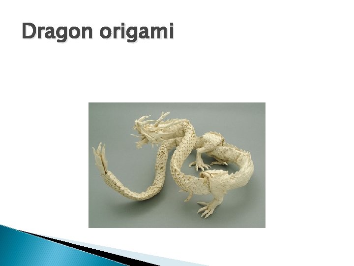 Dragon origami 