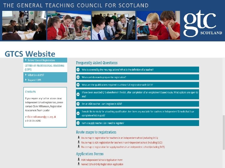 GTCS Website GTC Scotland GTCS Website GTC Scotland