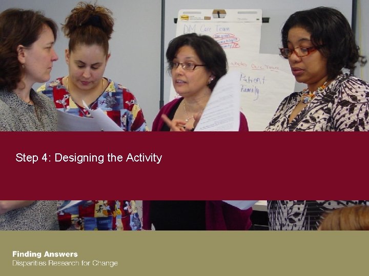 Step 4: Designing the Activity 