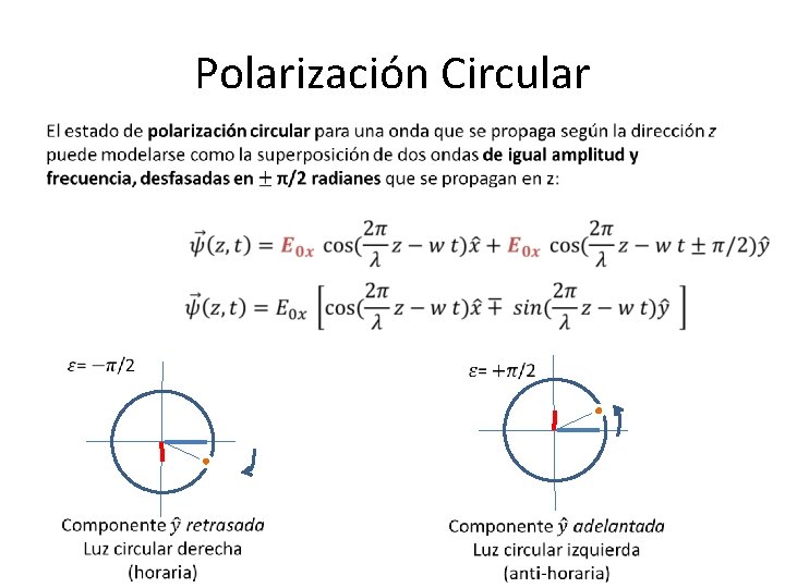 Polarización Circular 