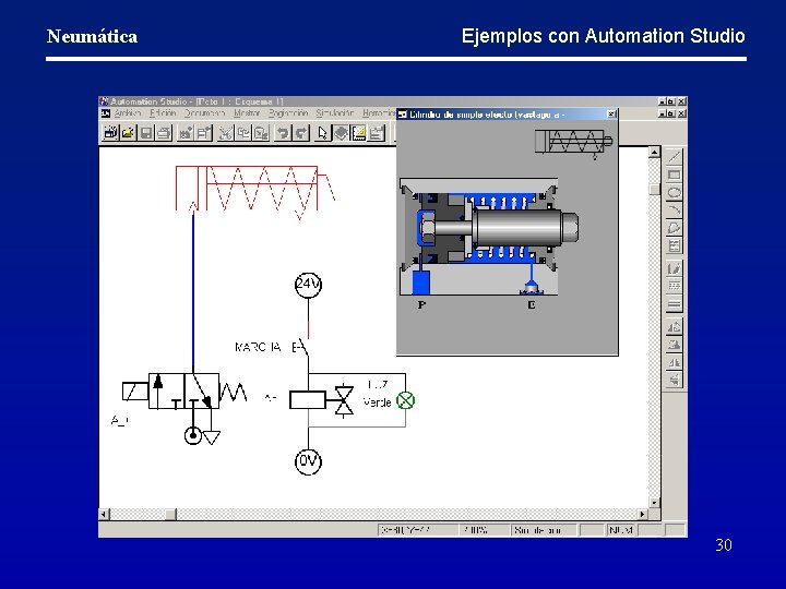 Neumática Ejemplos con Automation Studio 30 