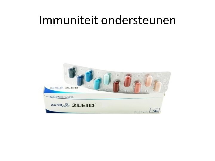 Immuniteit ondersteunen 