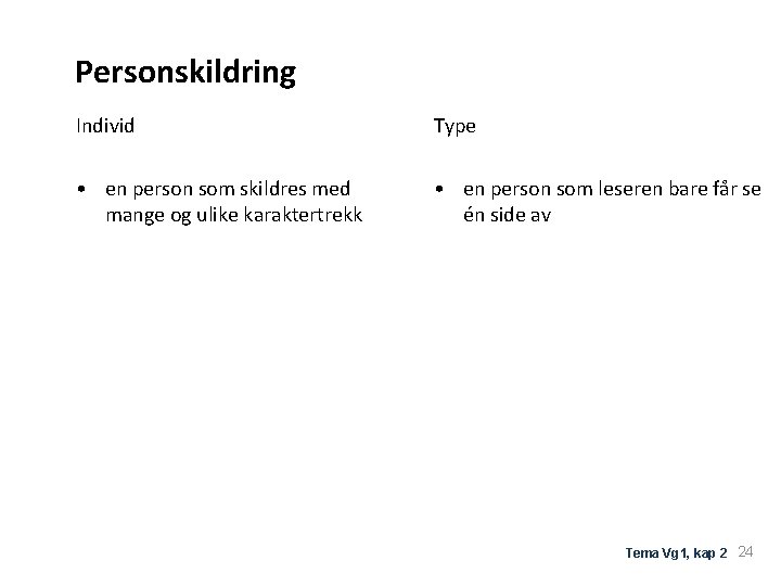 Personskildring