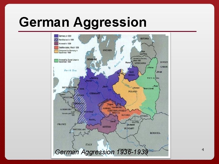 German Aggression 1936 -1939 4 