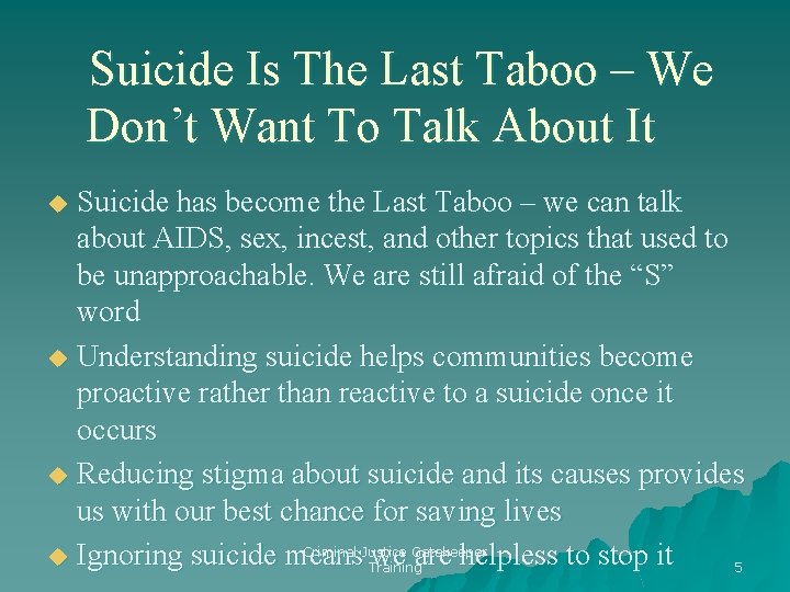 Suicide Is The Last Taboo – We Don’t Want To Talk About It Suicide