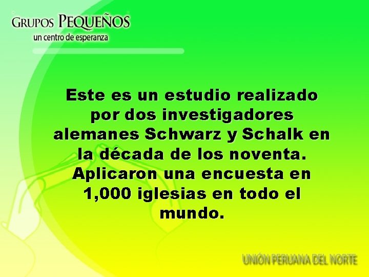 Este es un estudio realizado por dos investigadores alemanes Schwarz y Schalk en la