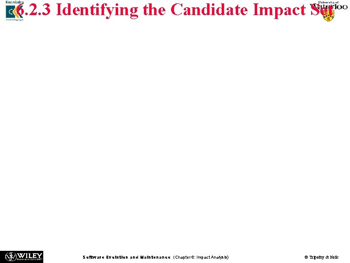6. 2. 3 Identifying the Candidate Impact Set n n A CIS is identified