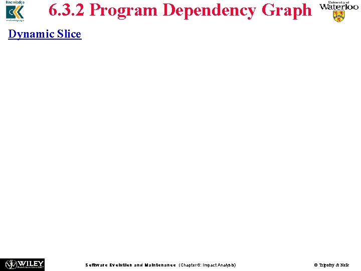 6. 3. 2 Program Dependency Graph Dynamic Slice n A dynamic slice is more