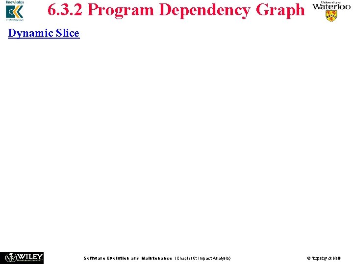 6. 3. 2 Program Dependency Graph Dynamic Slice n Now, in our example discussed