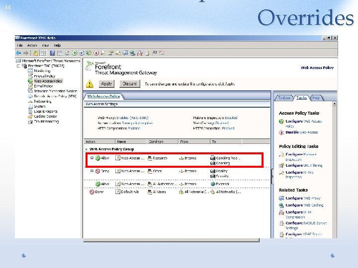 44 Overrides 