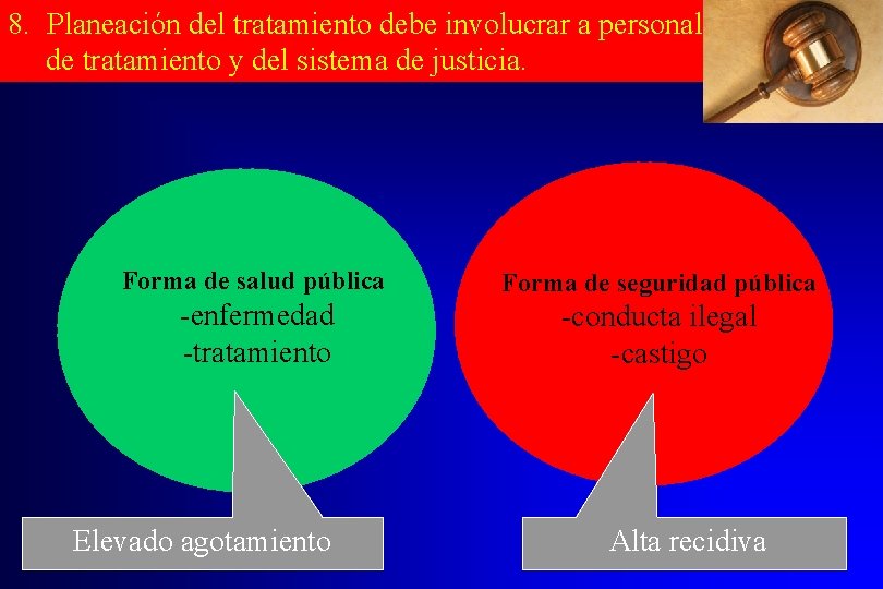 8. Planeación del tratamiento debe involucrar a personal de tratamiento y del sistema de