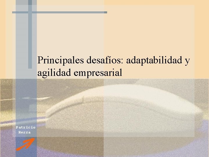 Principales desafíos: adaptabilidad y agilidad empresarial Patricio Rezza 