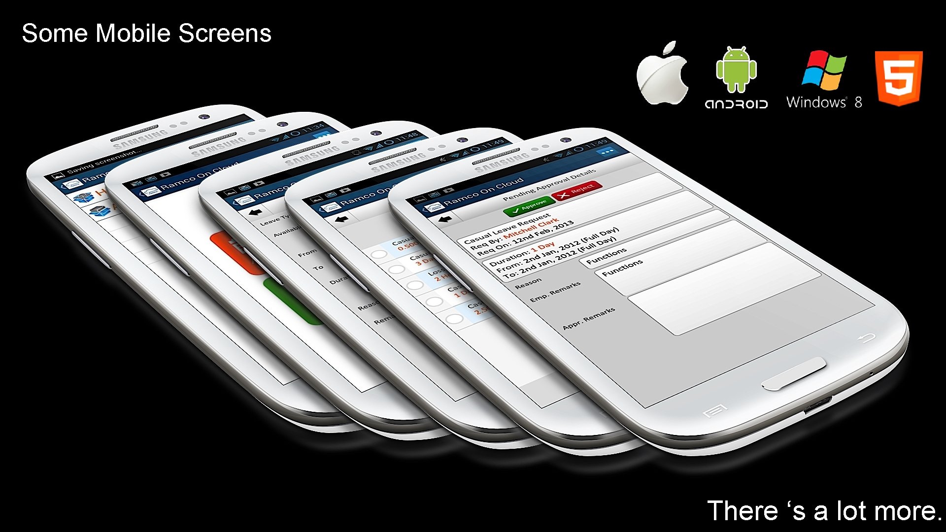 Some Mobile Screens There ‘s a lot more. . 