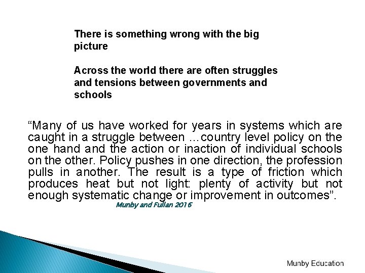 There is something wrong with the big picture Across the world there are often There is something wrong with the big picture Across the world there are often
