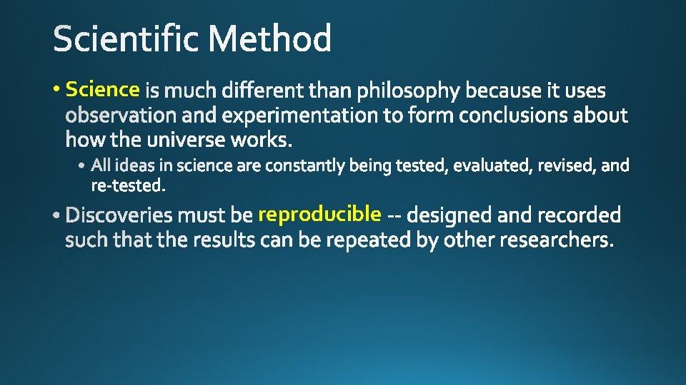  • Science reproducible 